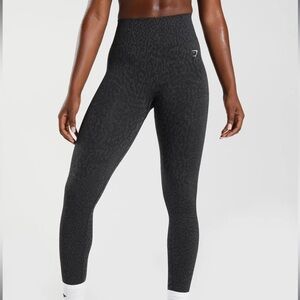 Gymshark seamless animal print leggings size small